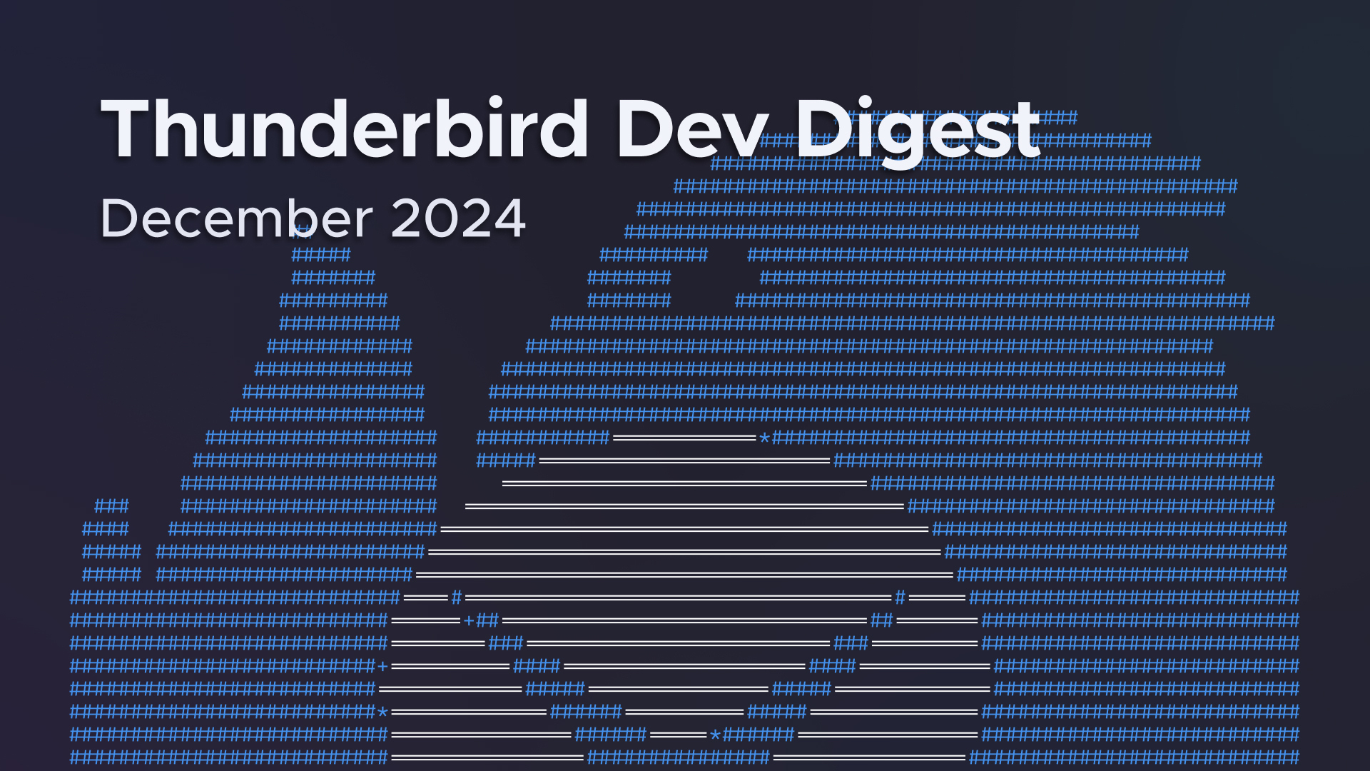 Thunderbird Monthly Development Digest - December 2024 - The for Rust In Peace 2025 Calendar Printable