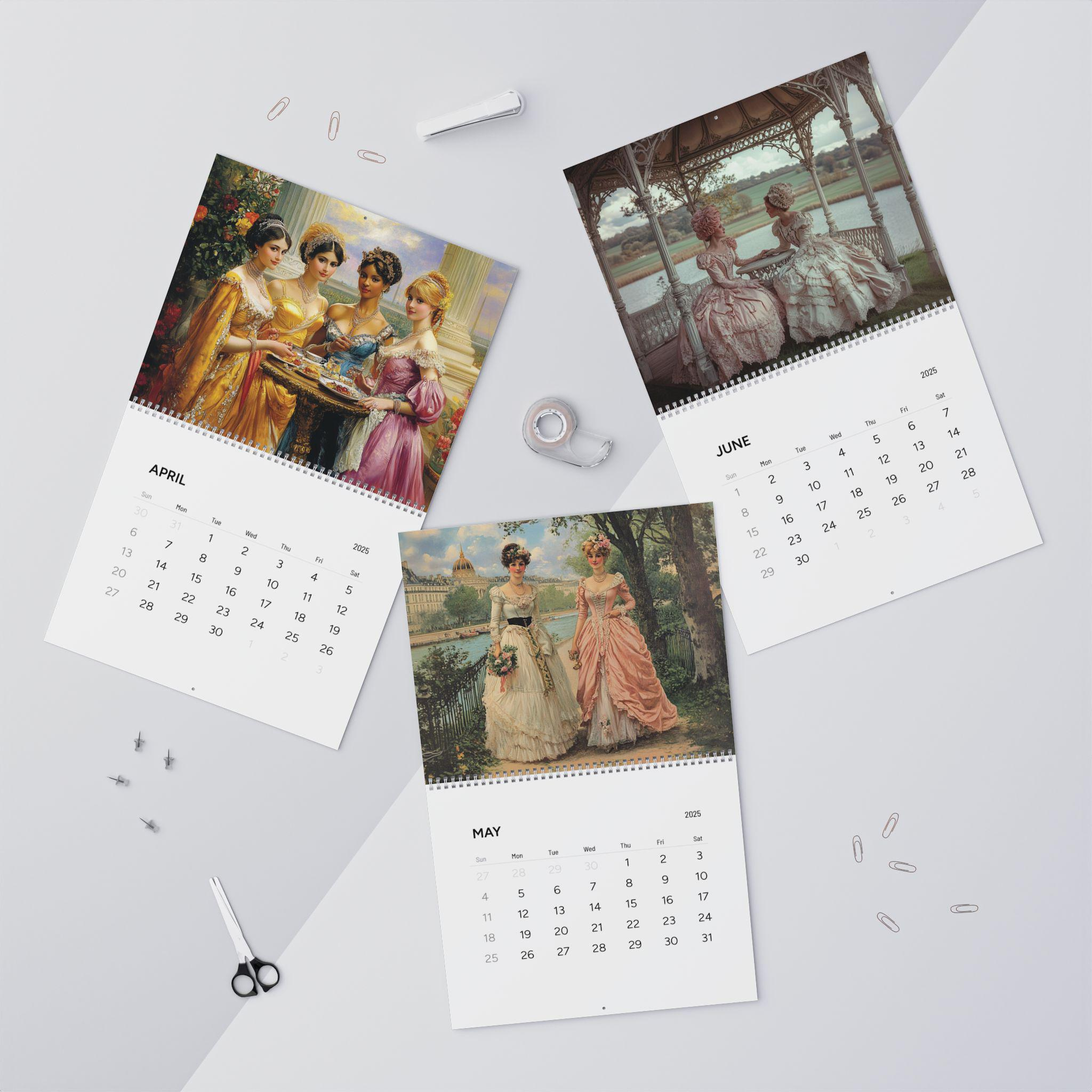 Timeless Elegance 2025 Wall Calendar | Romantic Art Of Victorian pertaining to Victoriana 2025 Calendar Printable