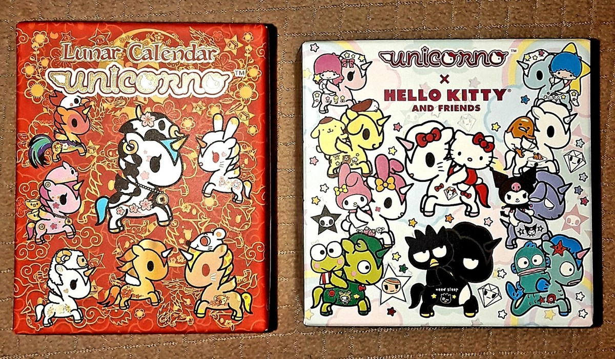 Tokidoki Unicorno &amp;amp; Donutella *Free Tokidoki* (See Description) | Ebay in Tokidoki Mermicorno 2025 Calendar Printable