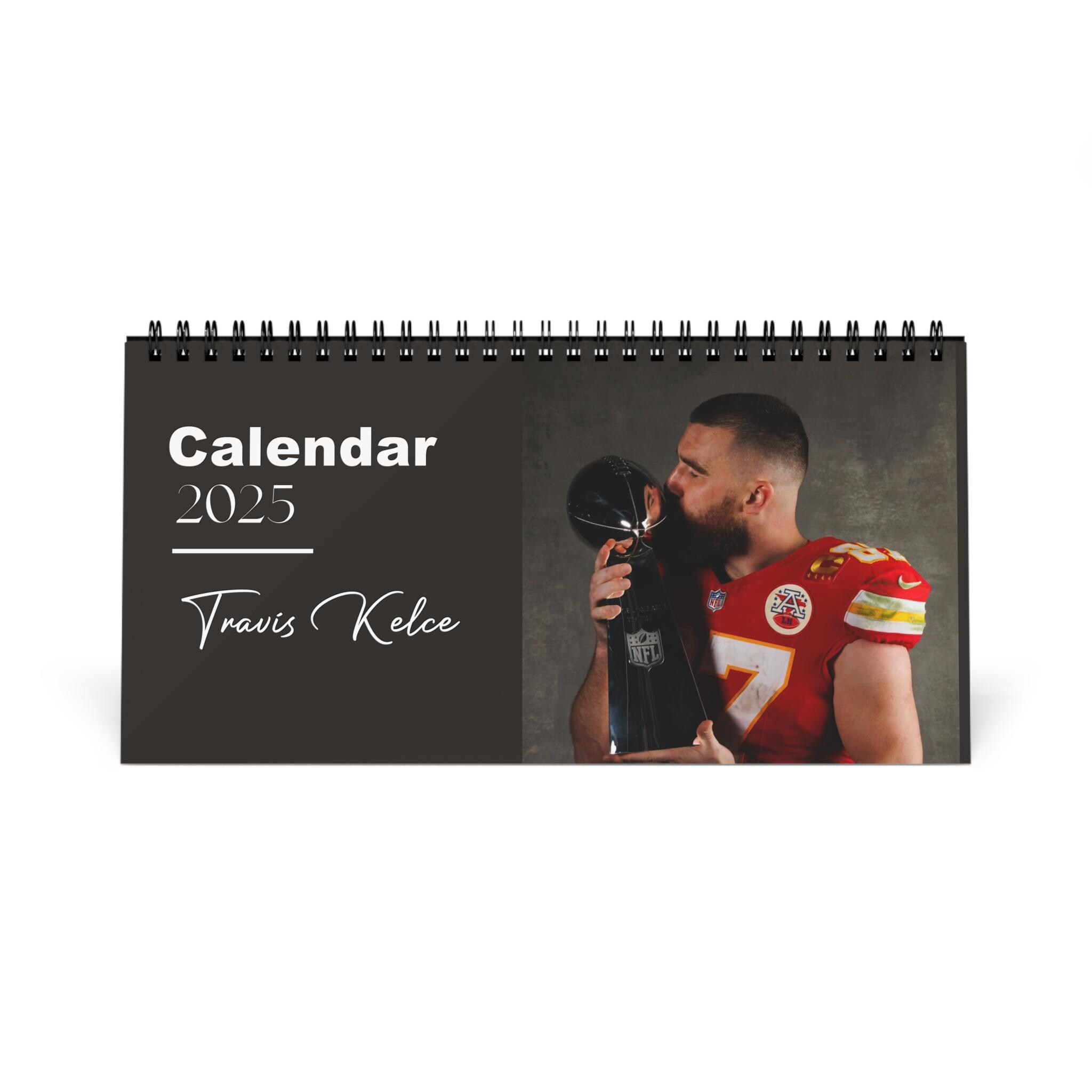Travis Kelce Calendar - Etsy Uk in Nfl Travis Kelce 2025 Calendar Printable