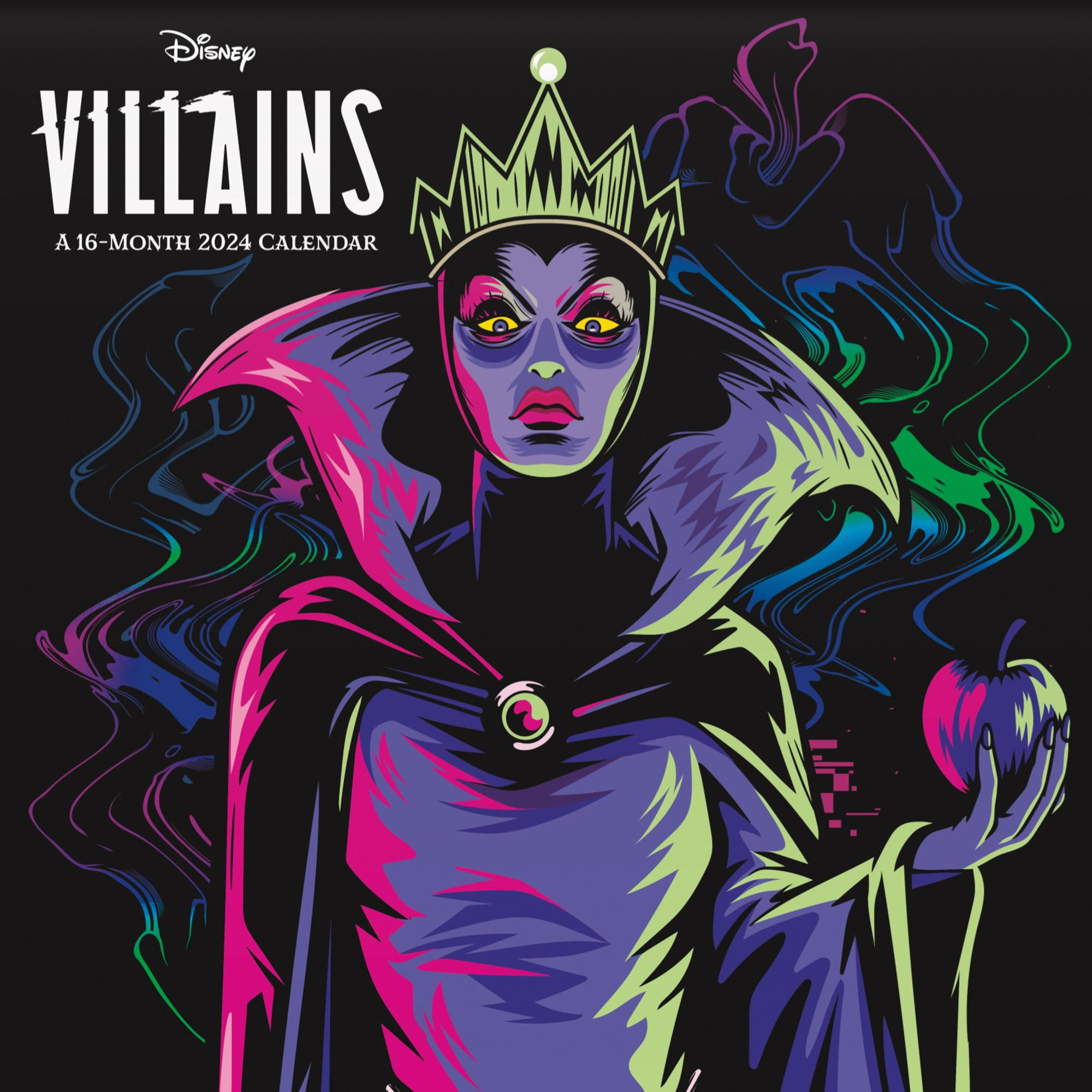Trends International 2024 Disney Villains Wall Calendar - Walmart for Disney Villains 2025 Calendar Printable