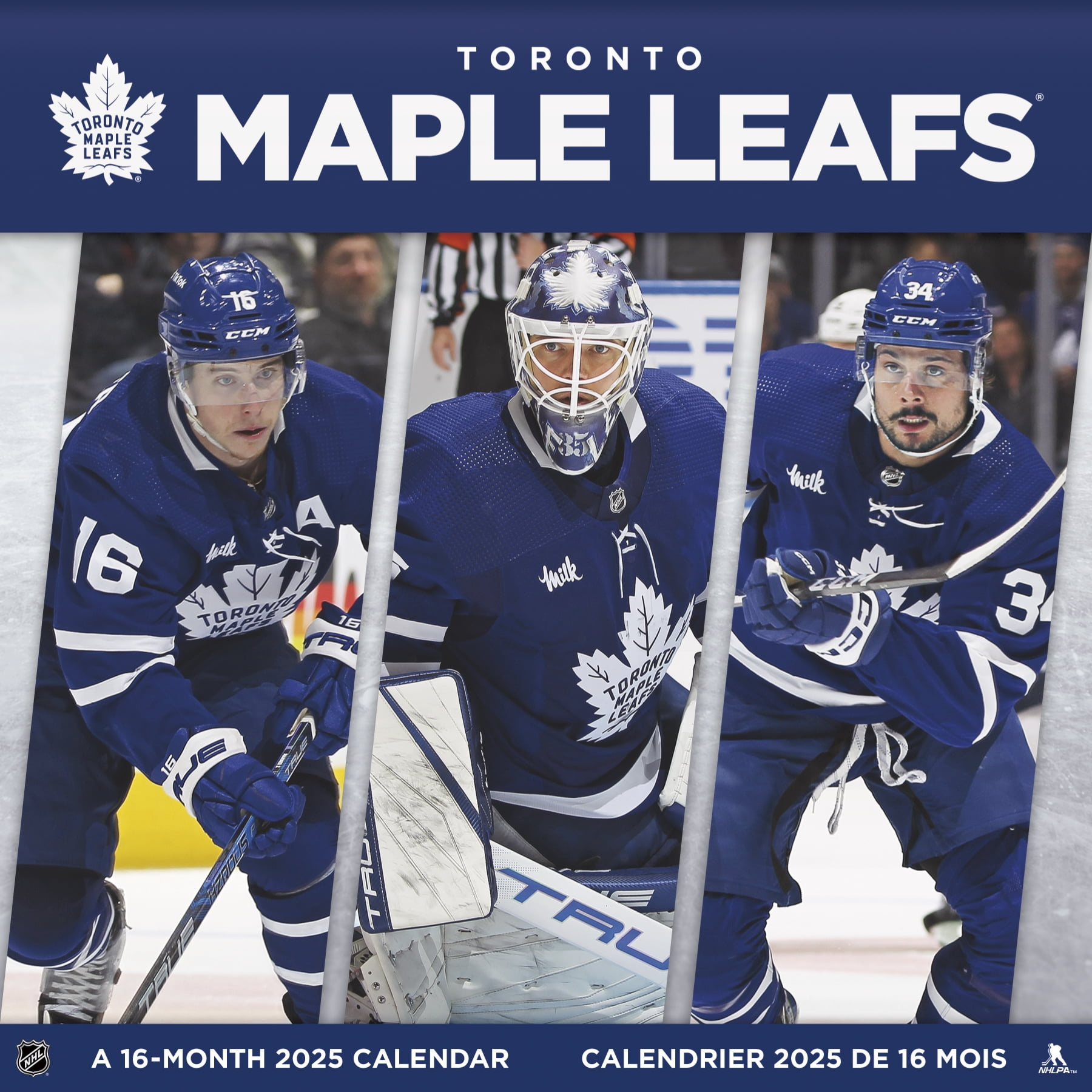 Trends International 2025 Nhl Toronto Maple Leafs Wall Calendar inside NHL Elite 2025 Calendar Printable
