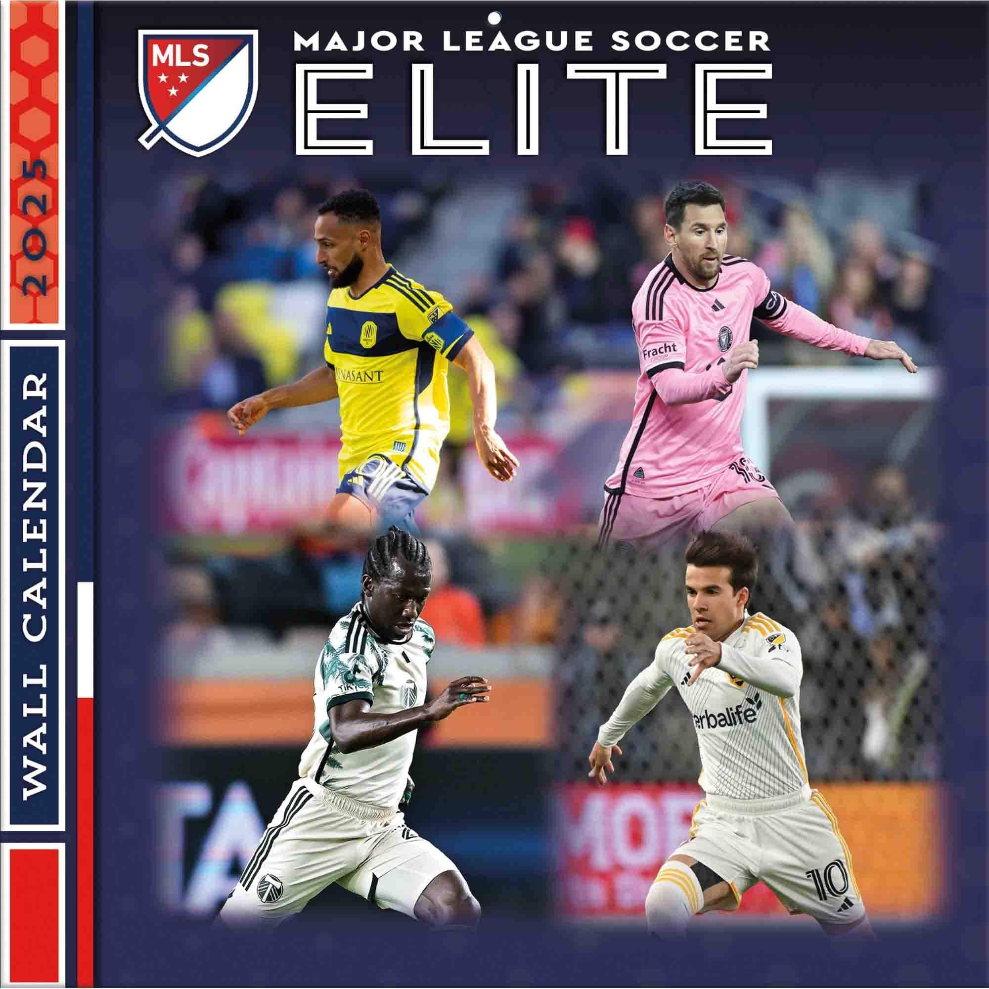 Turner Licensing 2025 Mls Soccer Elite Wandkalender | Taass throughout MLS La Galaxy 2025 Calendar Printable