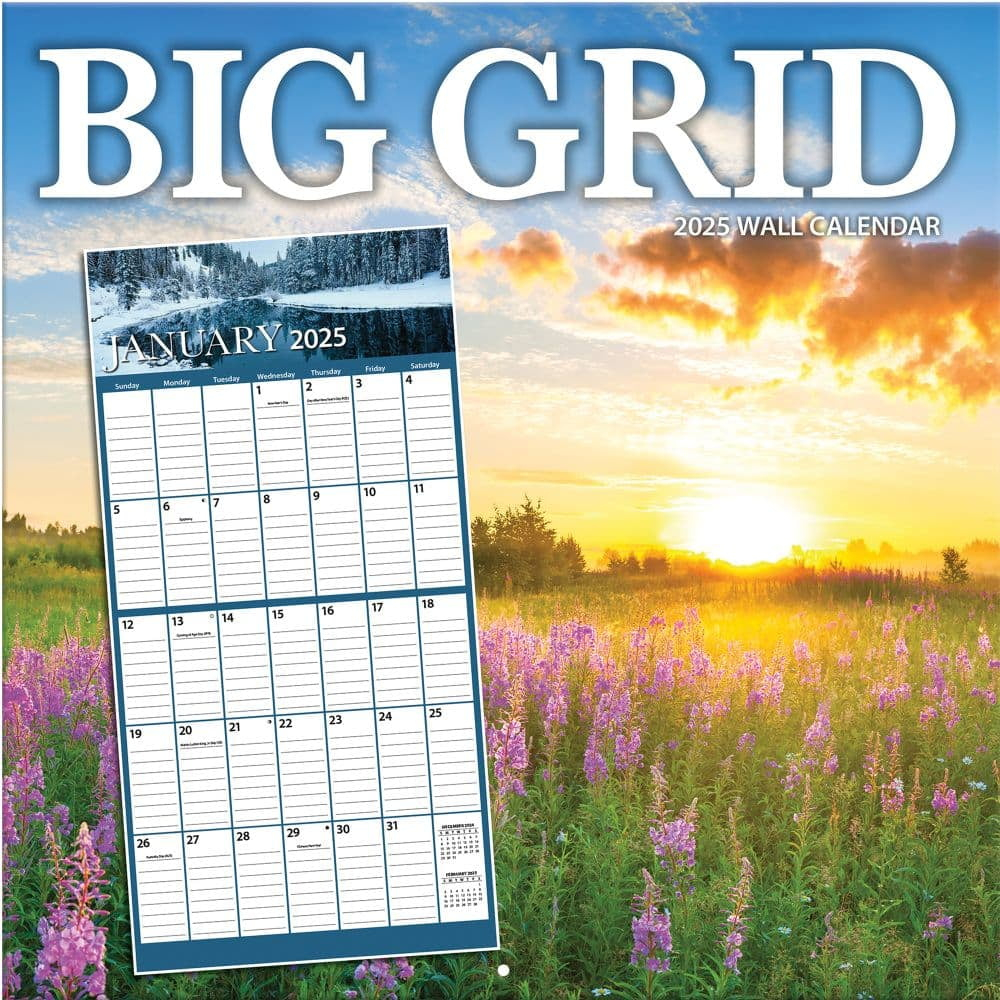 Turner Licensing, Big Grid Calendar 2025 Wall Calendar with regard to Turner 2025 Calendar Printable