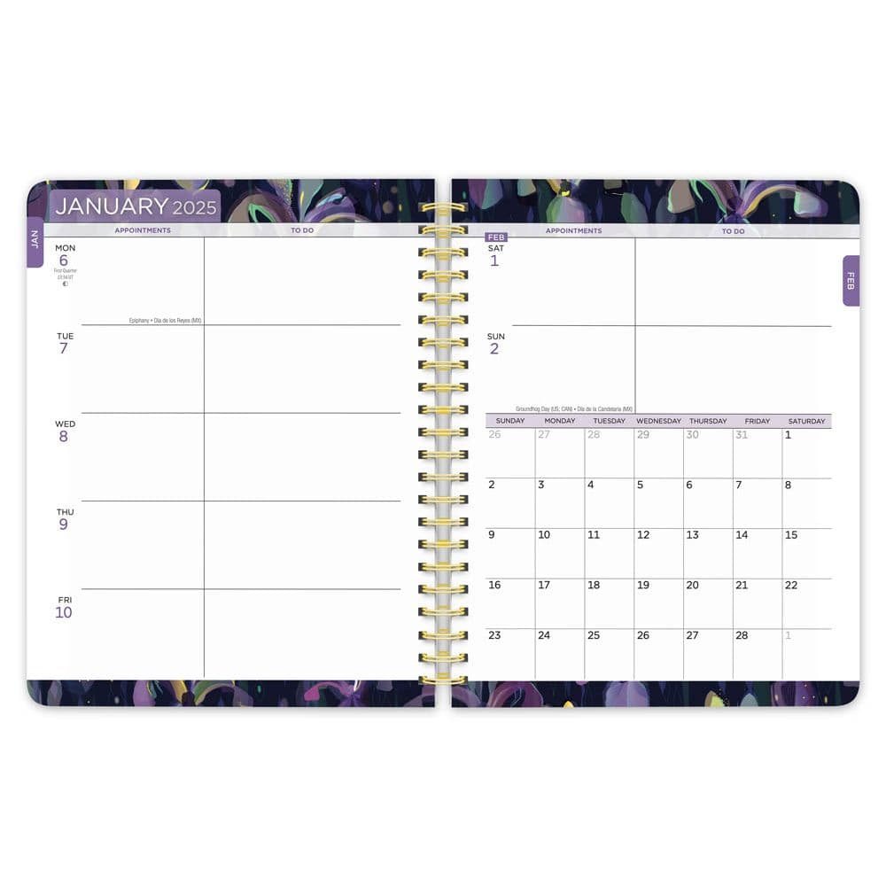 Turnowsky Bohemian Weekly 2025 Planner - Calendars intended for House of Turnowsky Spiral 2025 Calendar Printable