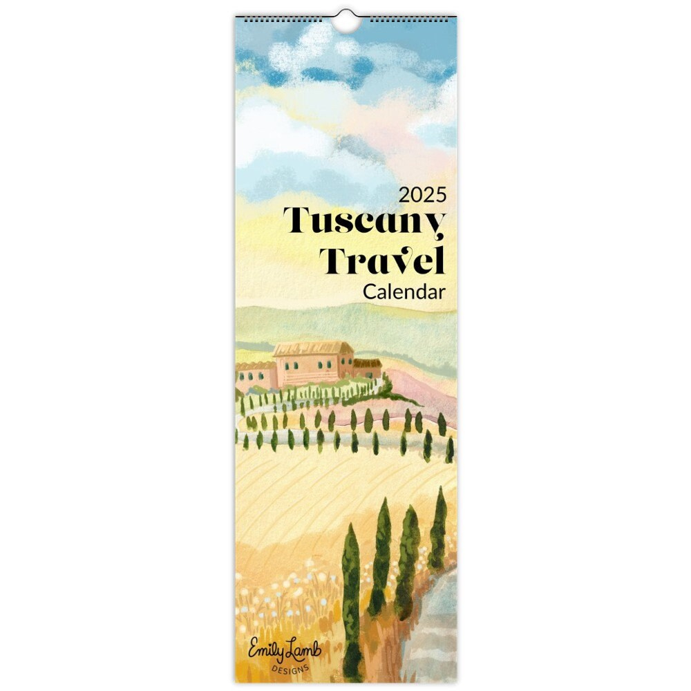 Tuscany Travel Calendar 2025 Travel Calendar Italy Watercolor regarding Tuscany 2025 Calendar Printable