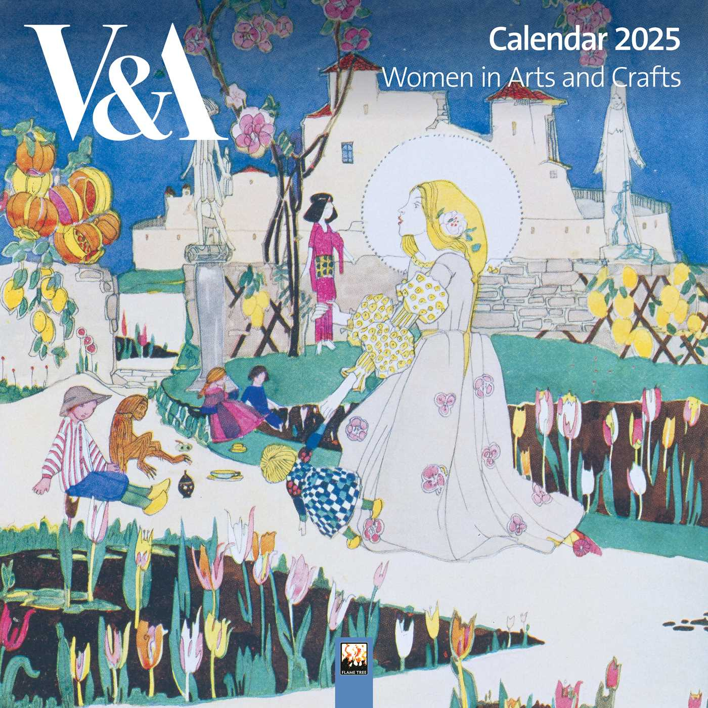 V&amp;amp;A: Women In Arts And Crafts Wall Calendar 2025 (Art Calendar for Victoria and Albert Museum Women in Arts 2025 Calendar Printable