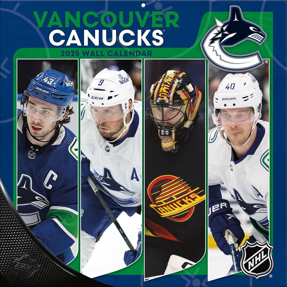 Vancouver Canucks - 2025 Wall Calendar - Brand New - 11958 | Ebay with Nhl Vancouver Canucks 2025 Calendar Printable