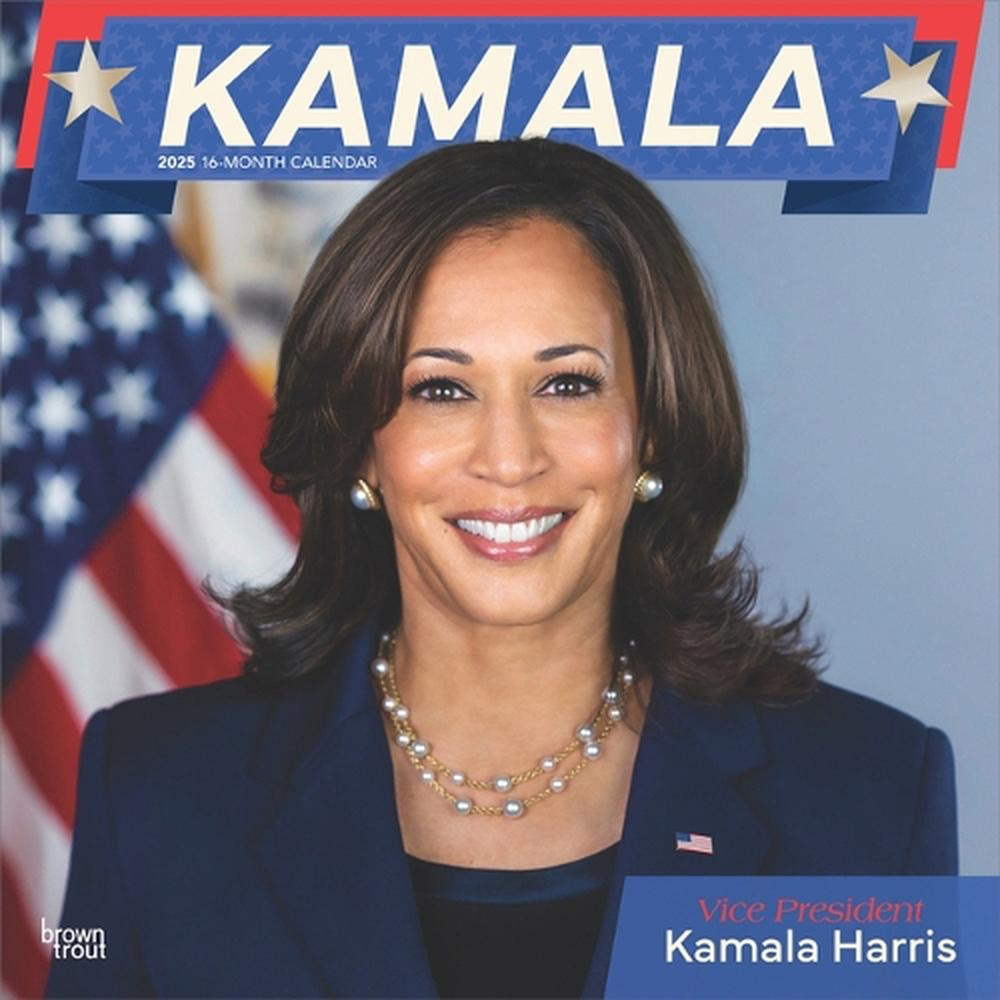 Vice President Kamala Harris 2025 12 X 24 Inch Monthly Square Wall Calendar Browntrout Democratic Party Vp Politician Senate within Vice President Kamala Harris 2025 Calendar Printable