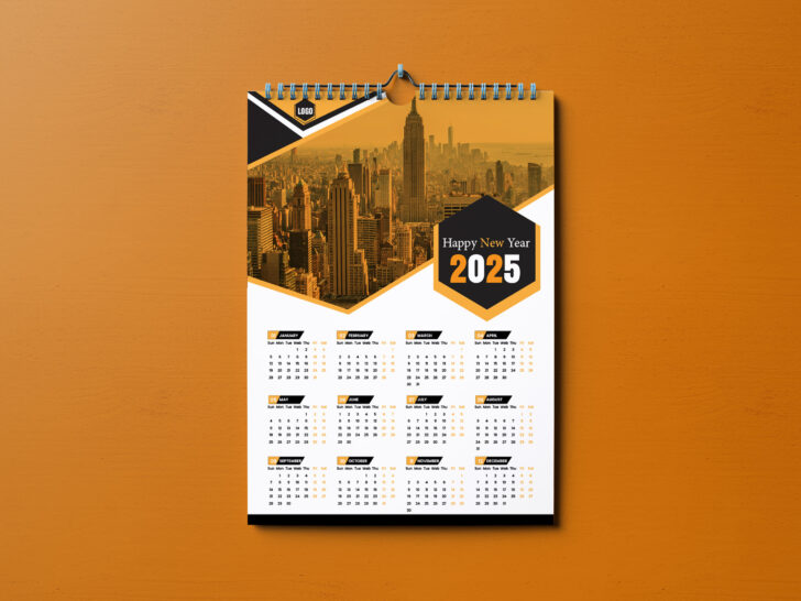 City Skylines 2025 Calendar Printable