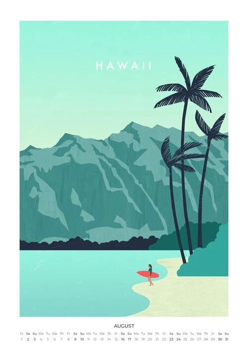 Wanderlust Calendar 2025 | Photocircle intended for Wanderlust 2025 Calendar Printable