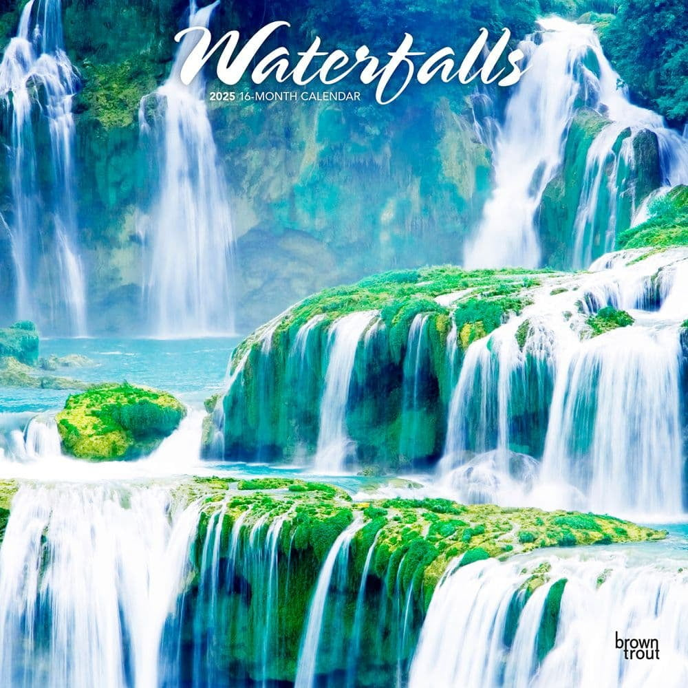 Waterfall Calendar regarding Waterfalls 2025 Calendar Printable