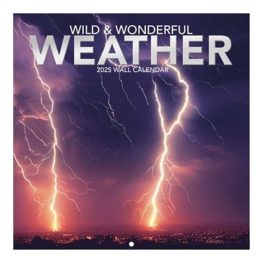 Weather Calendar throughout Wild and Wonderful Weather 2025 Calendar Printable