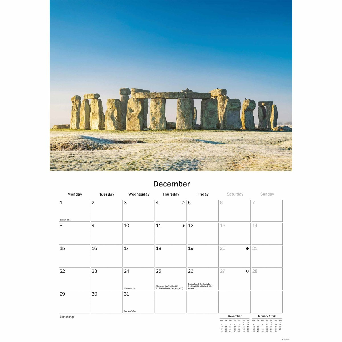 West Country A5 Calendar 2025 with regard to West 2025 Calendar Printable