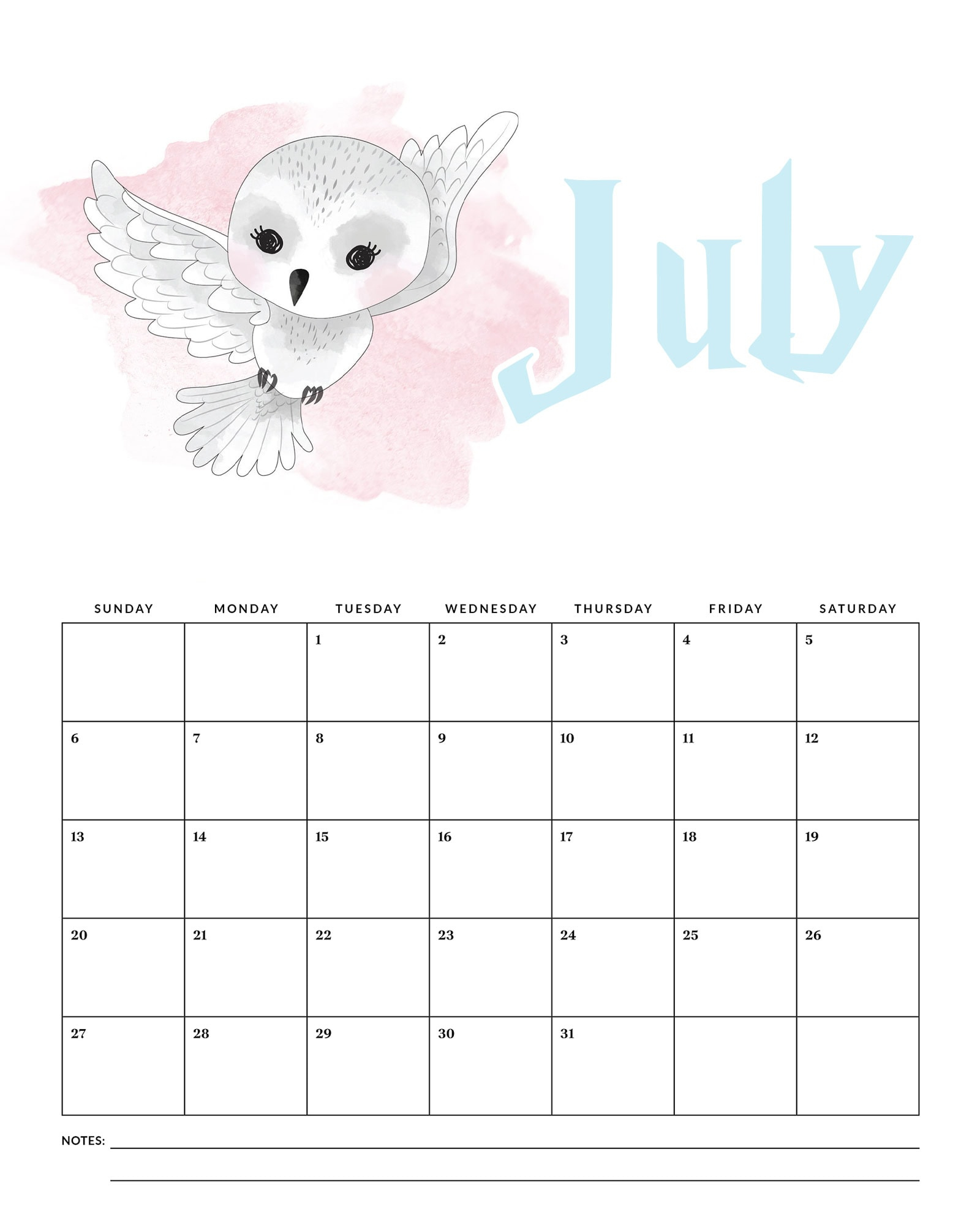Whimsical Free Printable 2025 Harry Potter Calendar - The Cottage pertaining to Magic Owls 2025 Calendar Printable