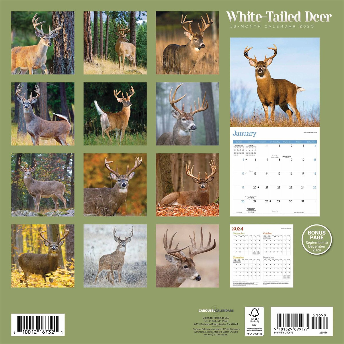 White-Tailed Deer Calendar 2025 inside Deer Whitetail Seasons 2025 Calendar Printable