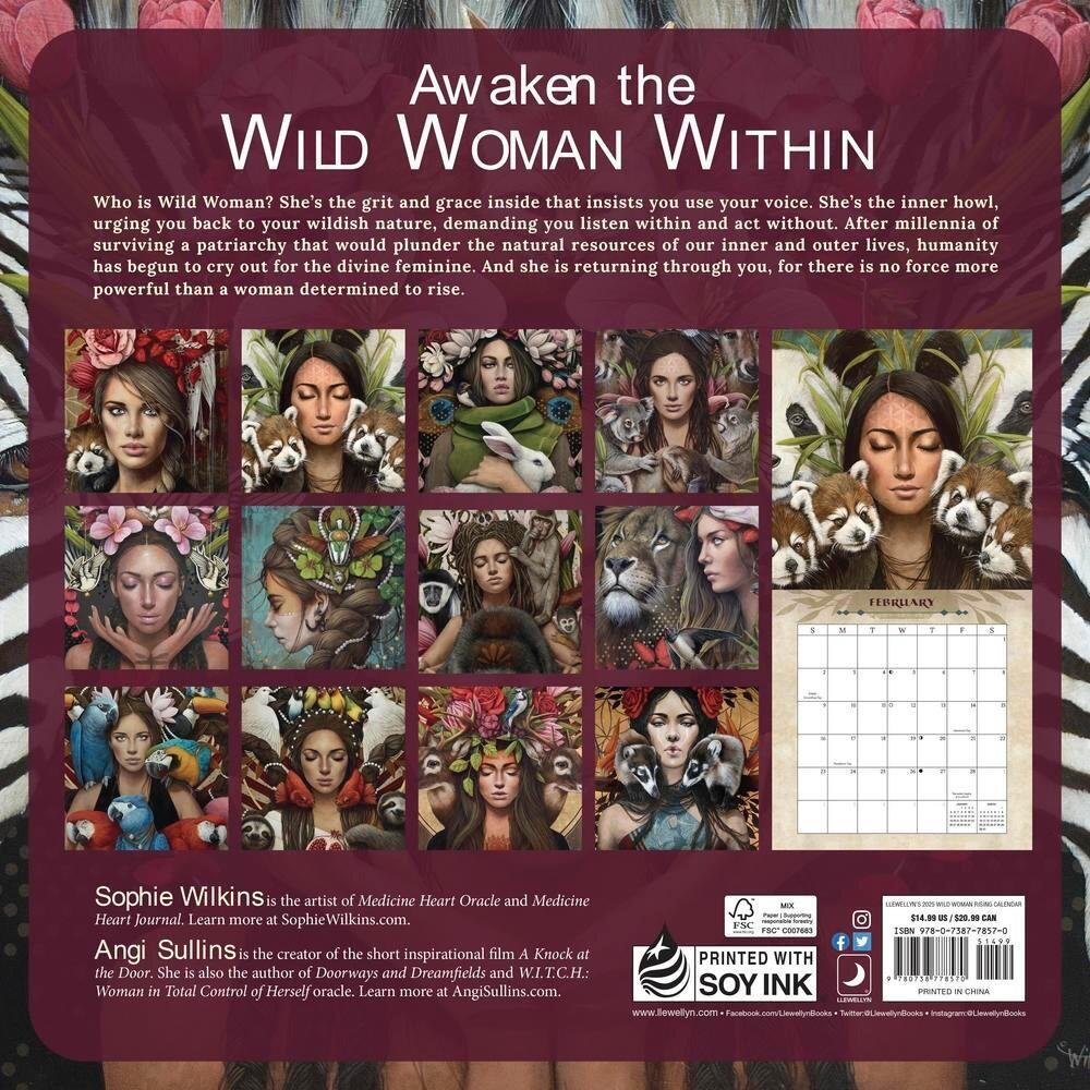 Wild Woman Rising Calendar 2025 pertaining to Women of Myth and Magic 2025 Calendar Printable