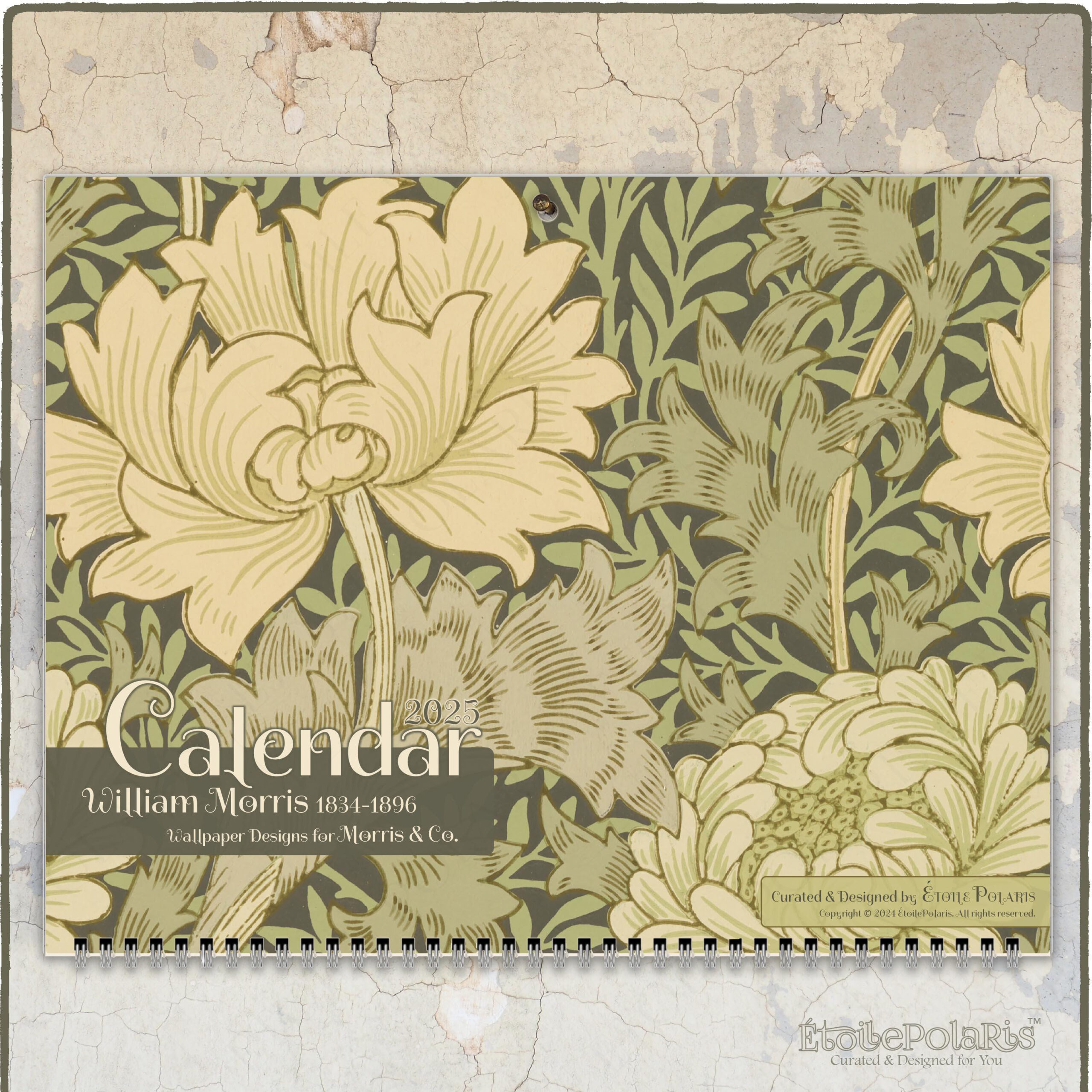 William Morris Calendar 2025, Wallpaper Designs, Arts And Crafts with regard to Morris Design 2025 Calendar Printable