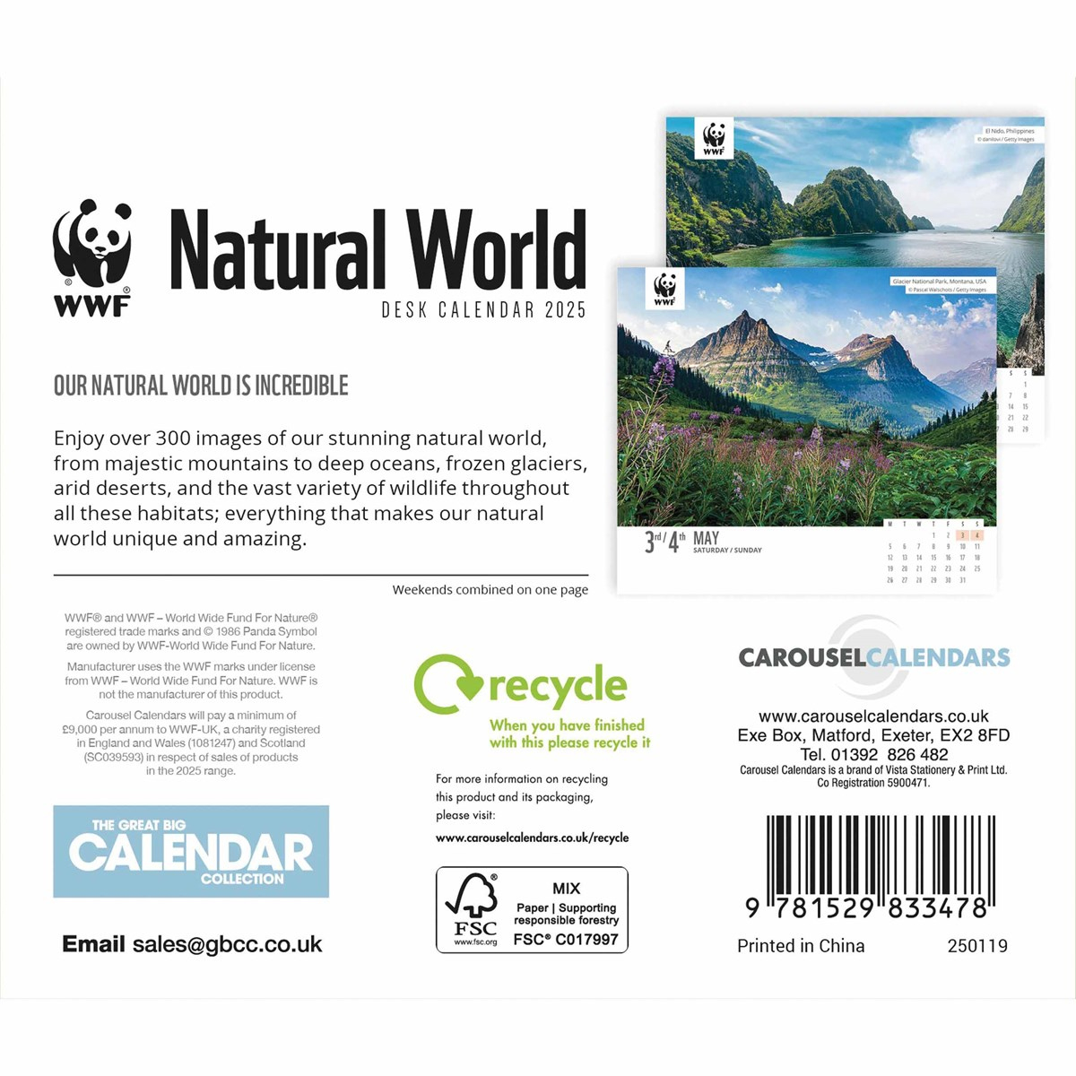 Wwf, Natural World Desk Calendar 2025 pertaining to Giraffes Wwf 2025 Calendar Printable
