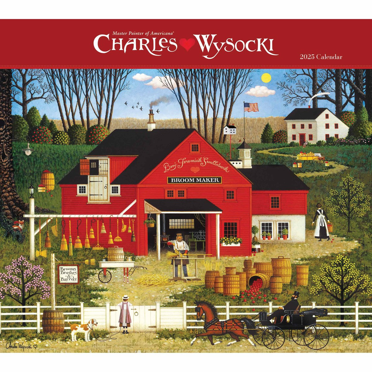 Wysocki American Deluxe Calendar 2025 for Wysocki Americana 2025 Calendar Printable