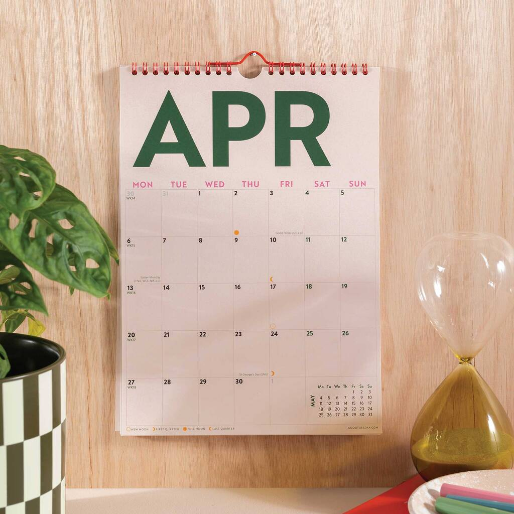 2025–2026 Mid Year Calendar | Simply Bright | July Start | A4 within July Calendar 2025 Waterproof
