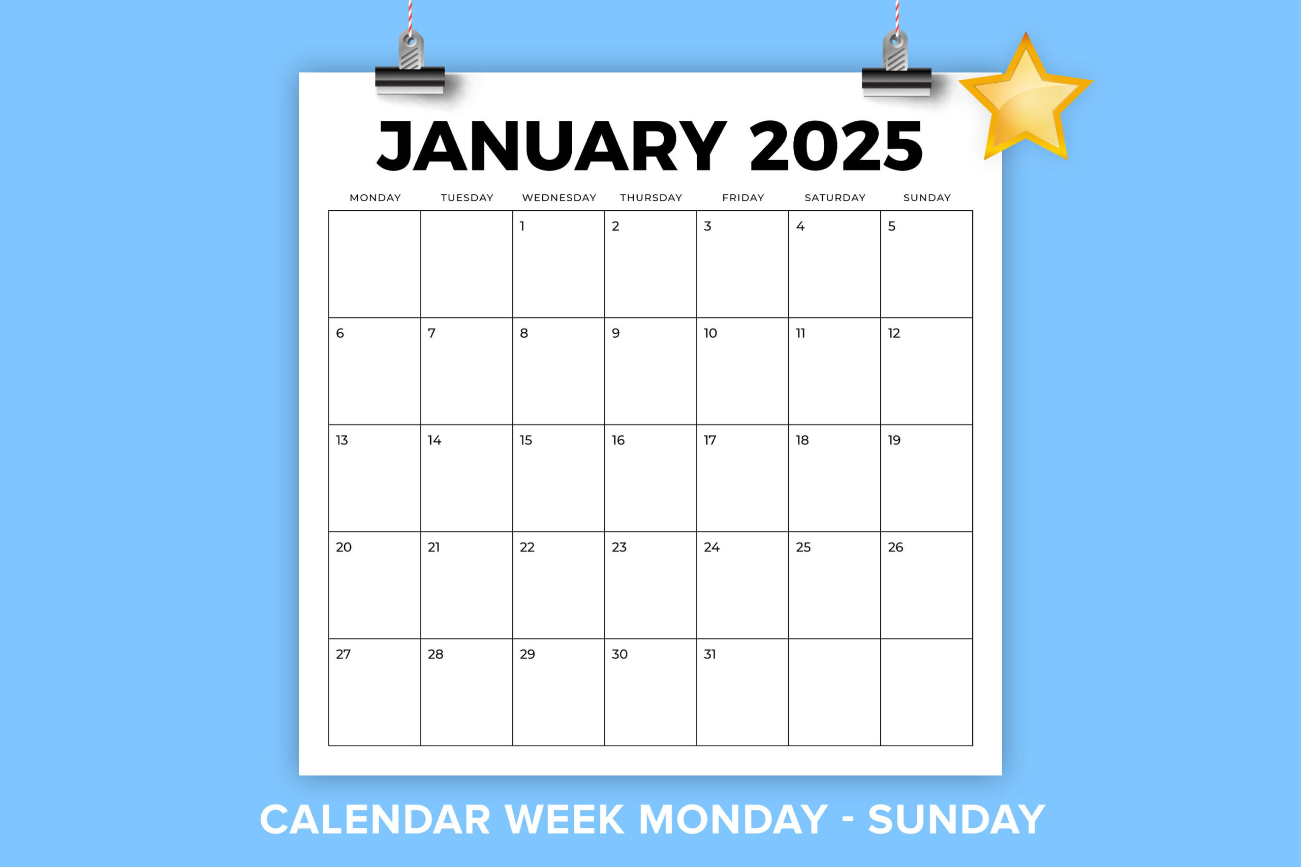2025 Bold Mon-Sun 12X12 Calendarrunning With Foxes | Thehungryjpeg regarding Printable Calendar 2025 Kenya