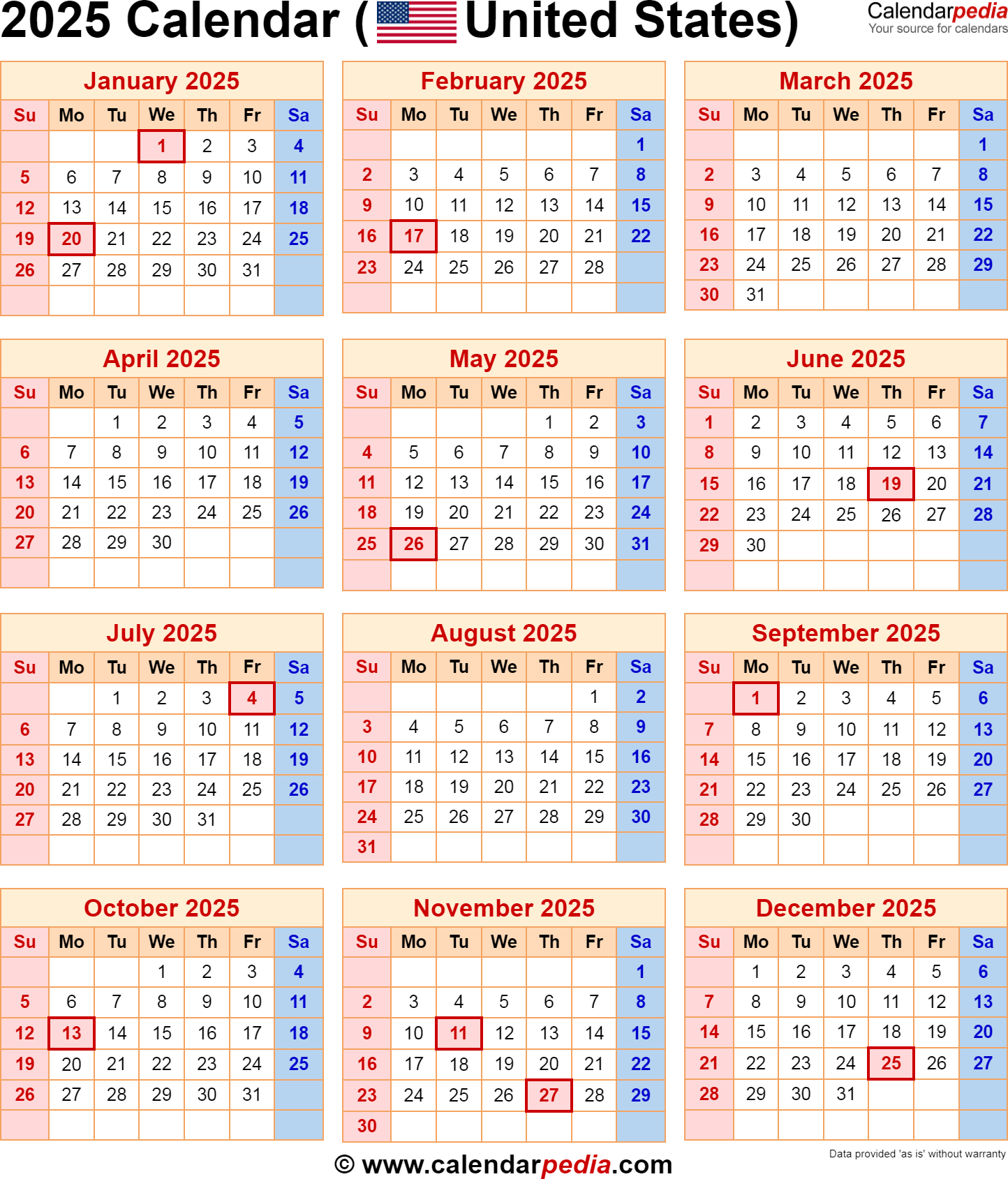 2025 Calendar With Federal Holidays within Postal Calendar 2025 Printable