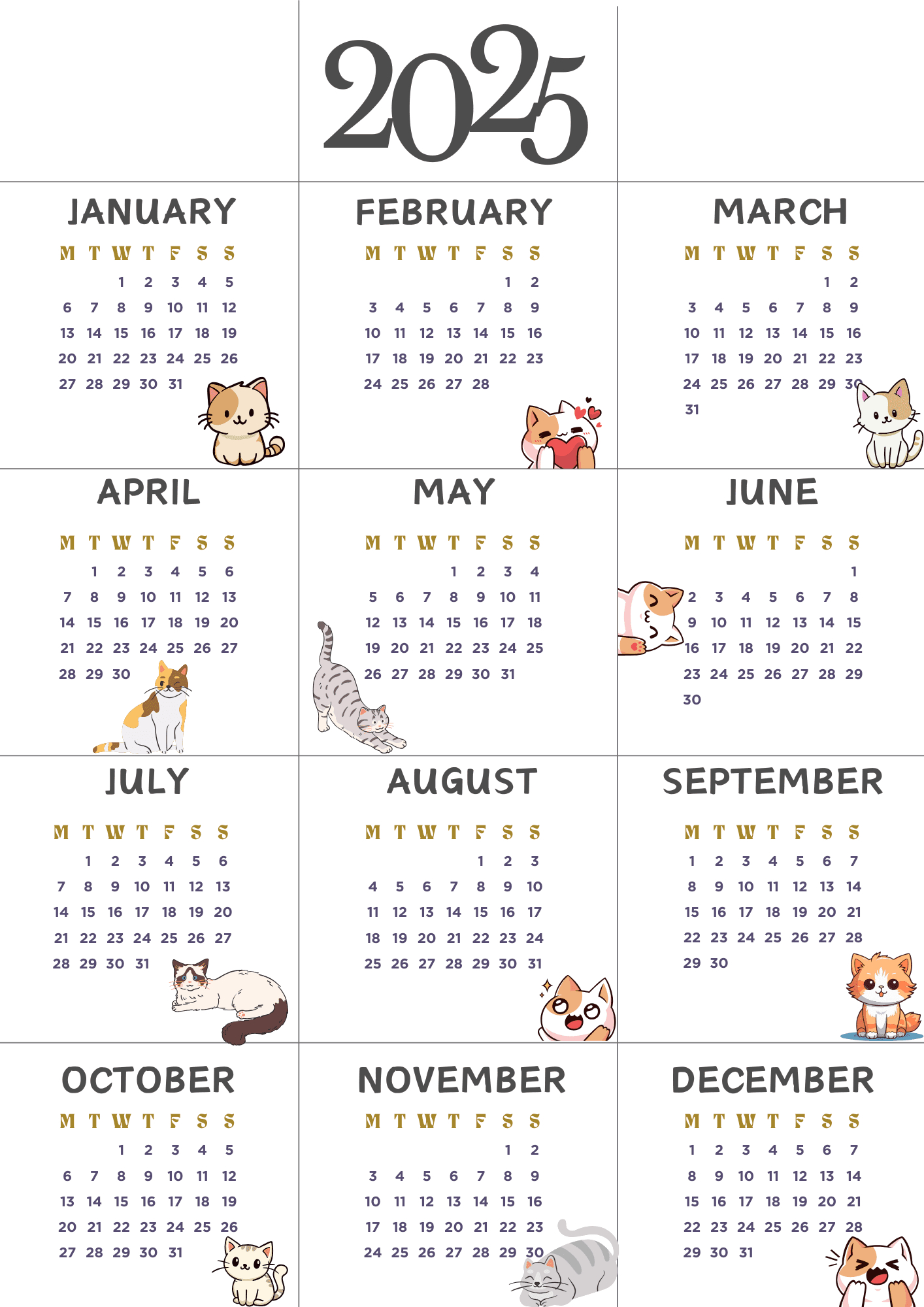 2025 Mini Printable Calendaredeleneramos2 - Raket.ph for Mini 2025 Calendar Printable