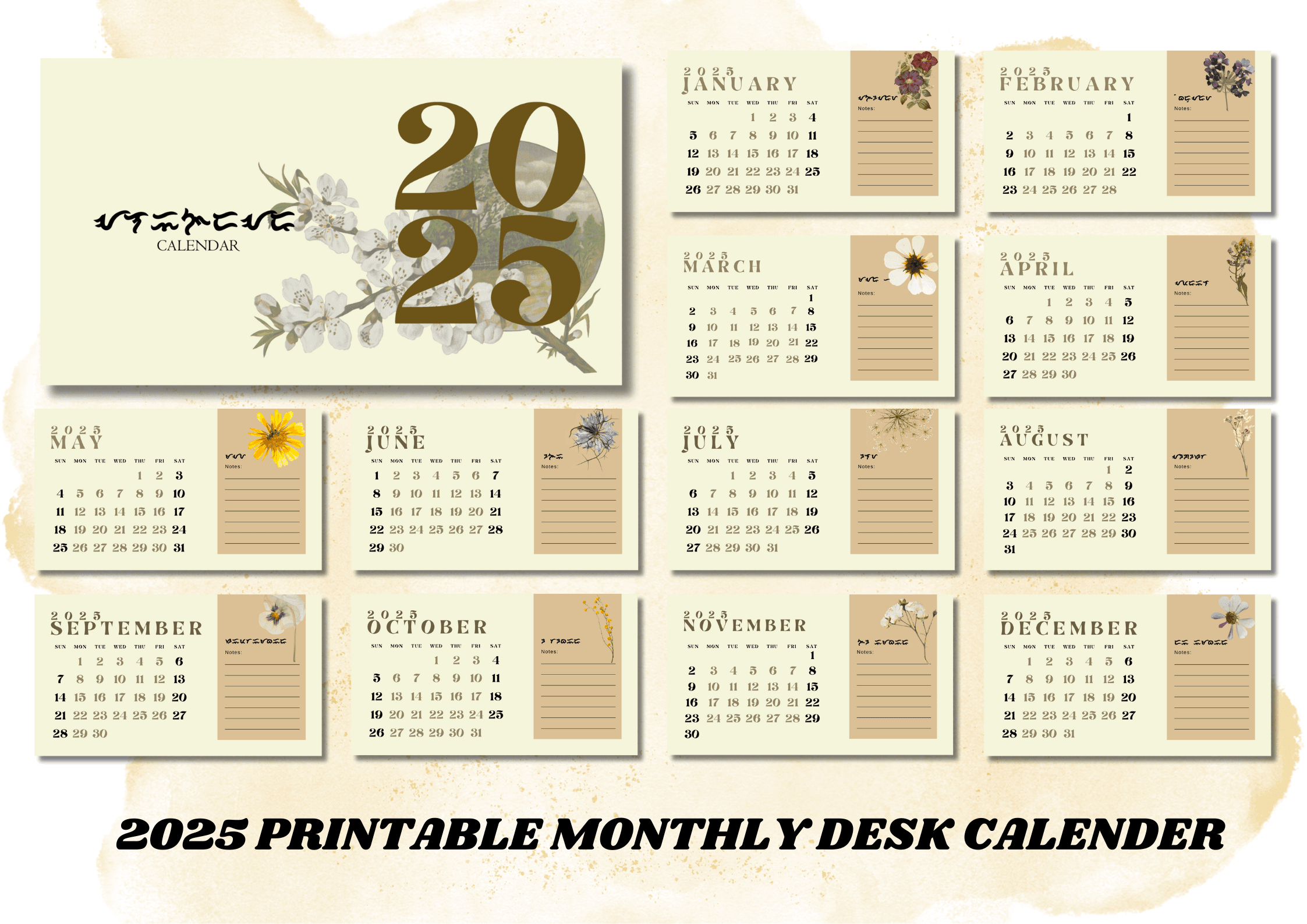 2025 Printable Monthly Desk Calendarvillaangel - Raket.ph inside Printable Calendar 2025 Table