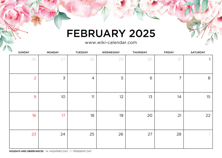 July 2025 Wiki Calendar Printable Free