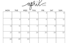 April 2025 Calendars – 107 Free Printables | Printabulls throughout Printable Calendar 2025 Copy Paste