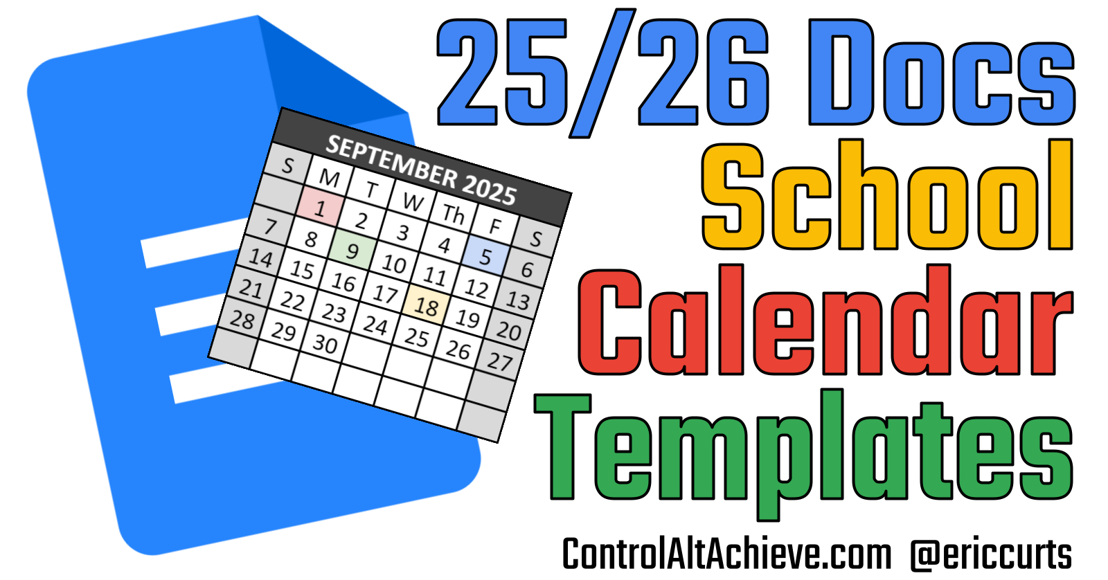 Control Alt Achieve: Google Docs Calendar Templates For The 2025 throughout Printable Calendar 2025 Google Docs