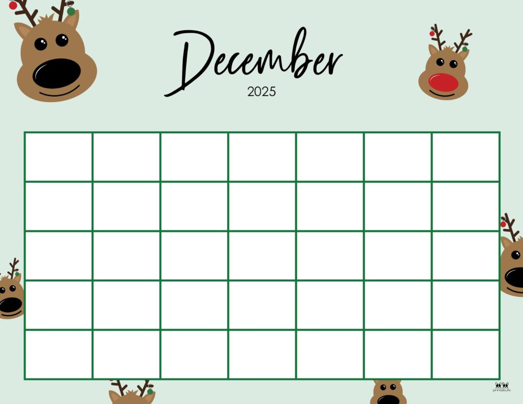 December 2025 Calendars - 107 Free Printables | Printabulls intended for December Printable Calendar 2025