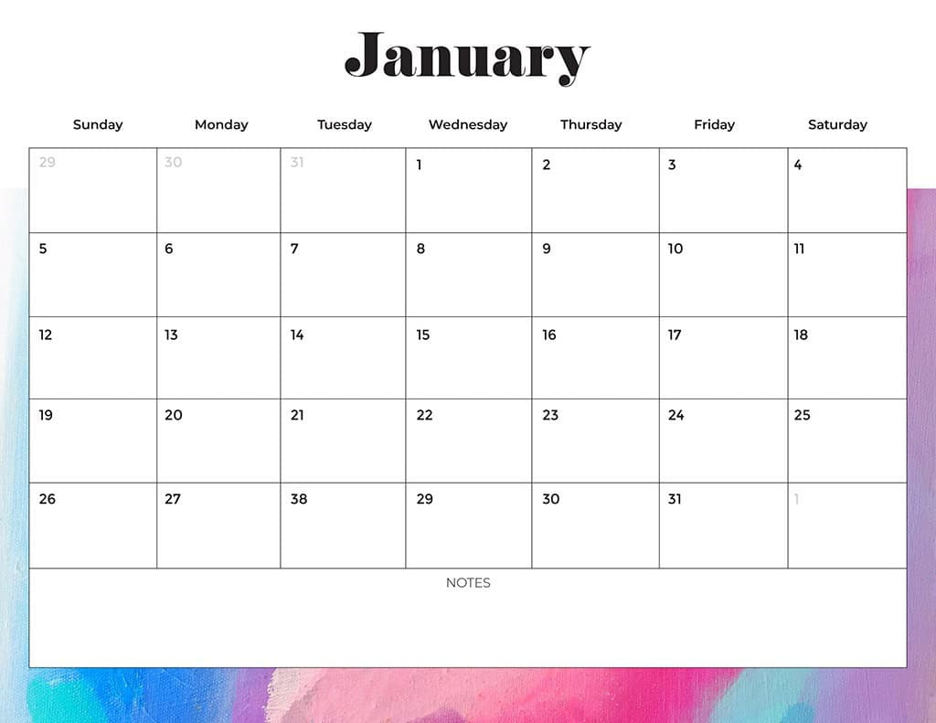 Free 2025 Calendars — 80 Beautiful &amp;amp; Printable Options For You! pertaining to Printable 2025 Calendar Monday Start