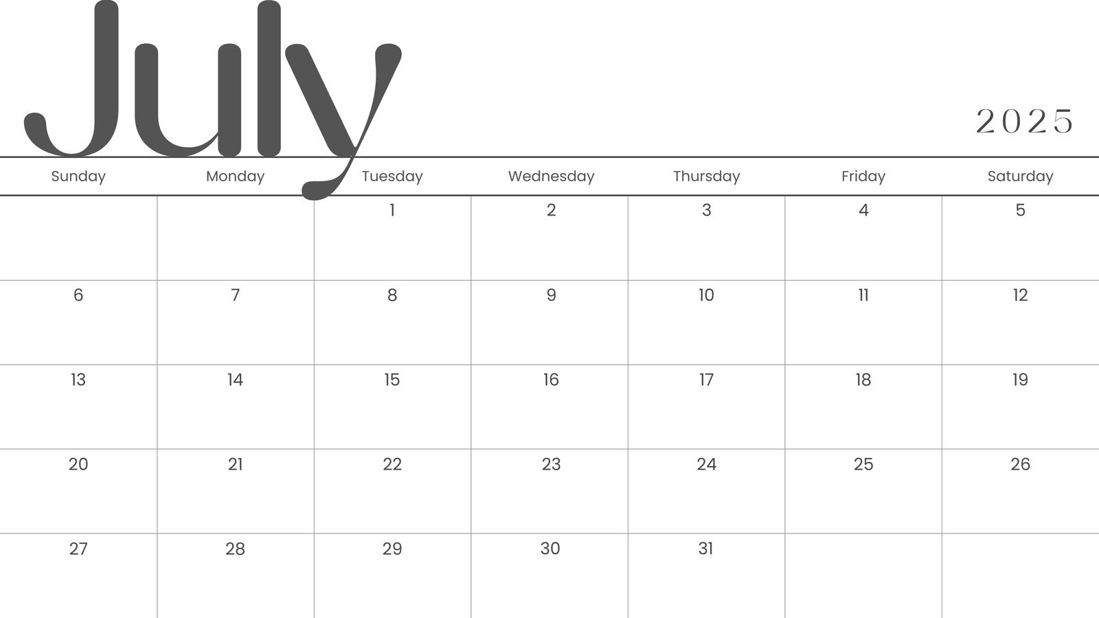 Free Printable, Custom July 2025 Calendar Templates | Canva pertaining to Printable 3 Month Calendar 2025 July July July