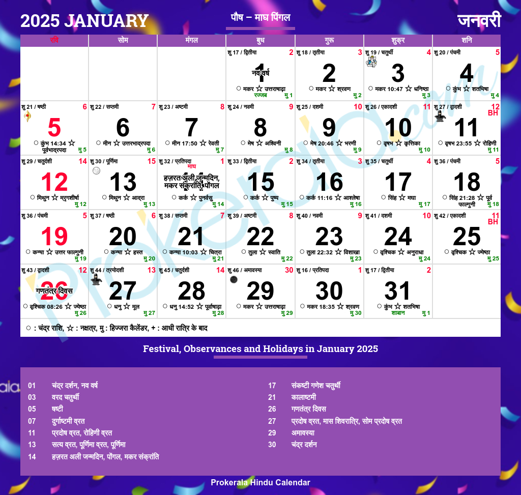 Hindu Calendar 2025 | Festivals | Holidays 2025 with regard to Printable Calendar 2025 India With Holidays And Festivals With Tithi