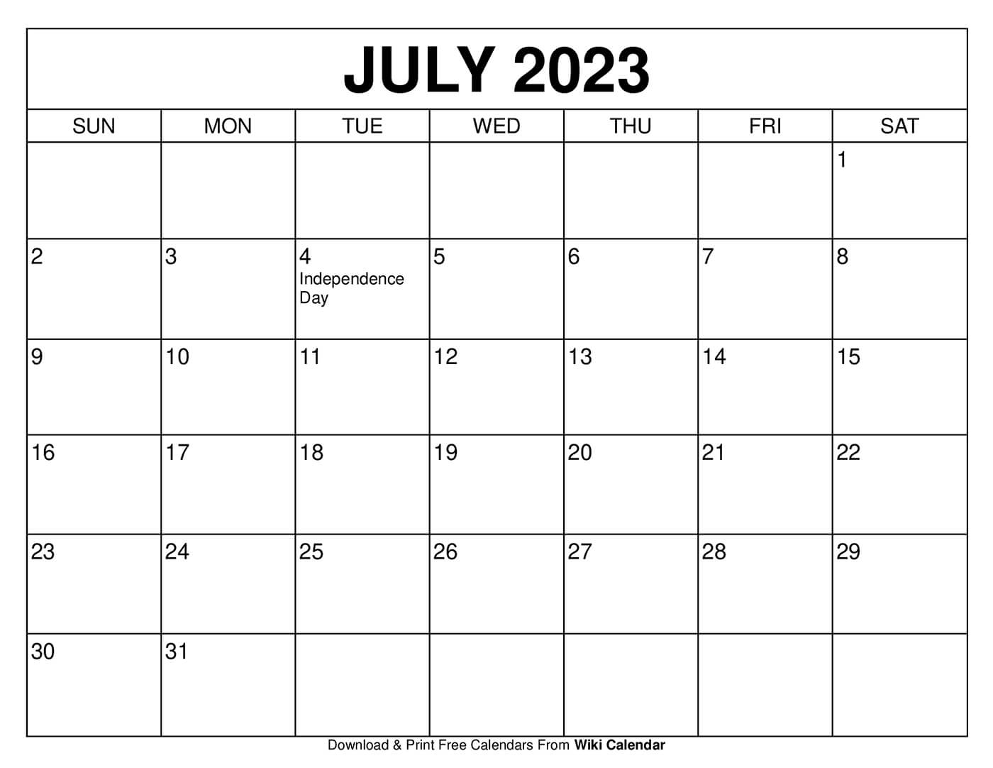 July 2025 Calendar - Printable Templates &amp;amp; More with regard to July Calendar 2025 Printable Wiki