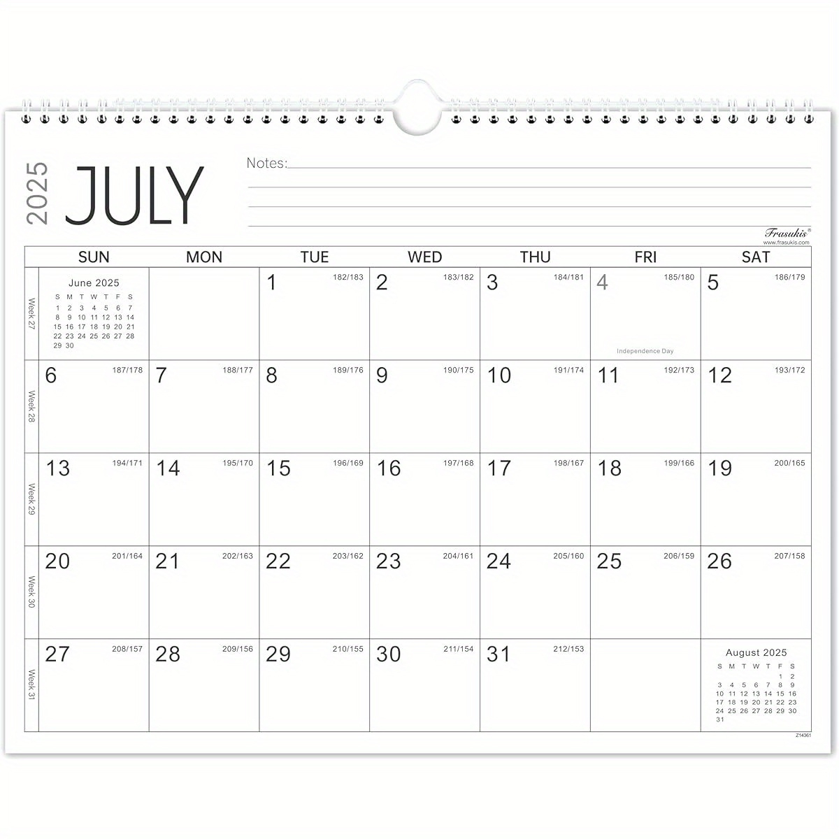 Paper Calendar Sold On Temu United States pertaining to July Calendar 2025 Waterproof