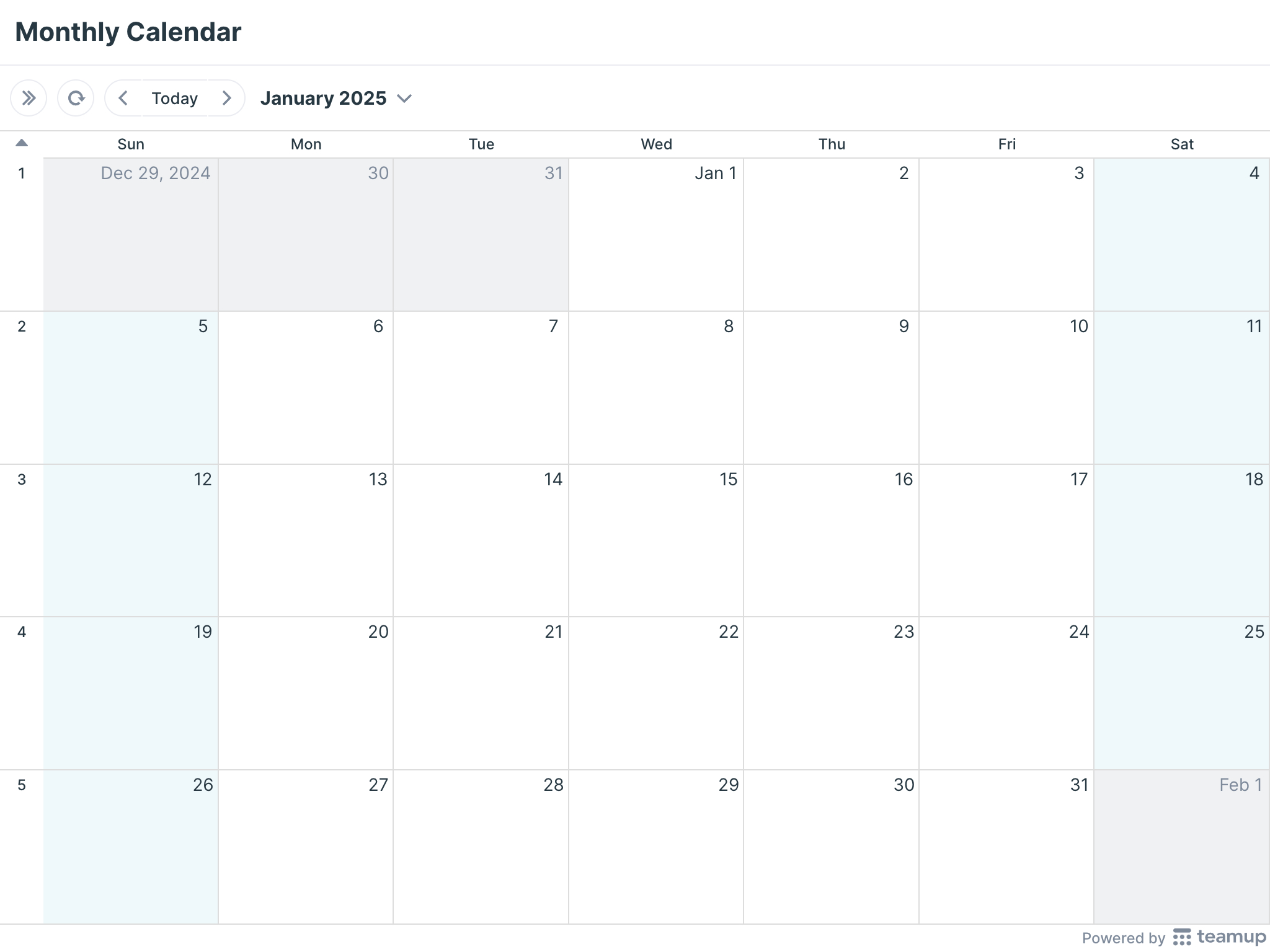 Printable Calendars - Teamup regarding Calendar Labs 2025 Printable Calendar