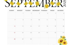 100 Free September 2025 Printable Calendar Downloads | Entheosweb within September 2025 Calendar Free Download