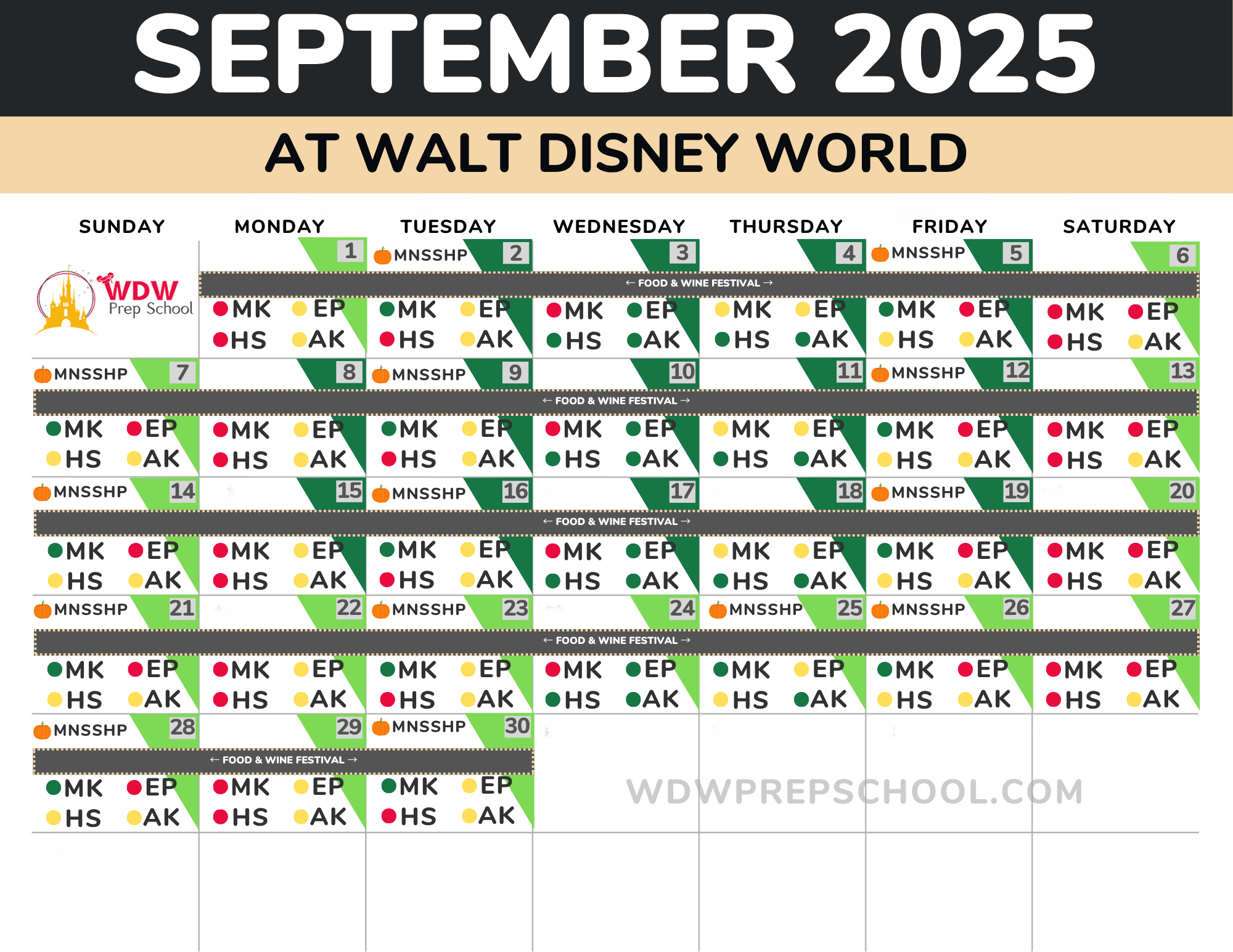 2025 &amp;amp; 2026 Disney World Crowd Calendar (Best Times To Go) throughout Disney World Crowd Calendar September 2025