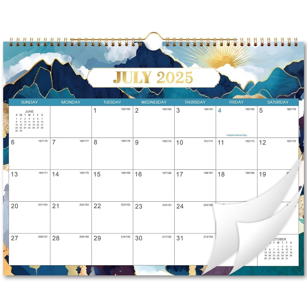 Calendario Mensual 2025-2026 Julio 2025-Diciembre 2026 18 Meses | Ebay for Magm 2025 September Tamil Calendar