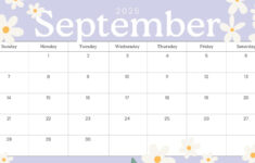 Free Printable September 2025 Calendar Templates | Canva within Calendar 2025 September