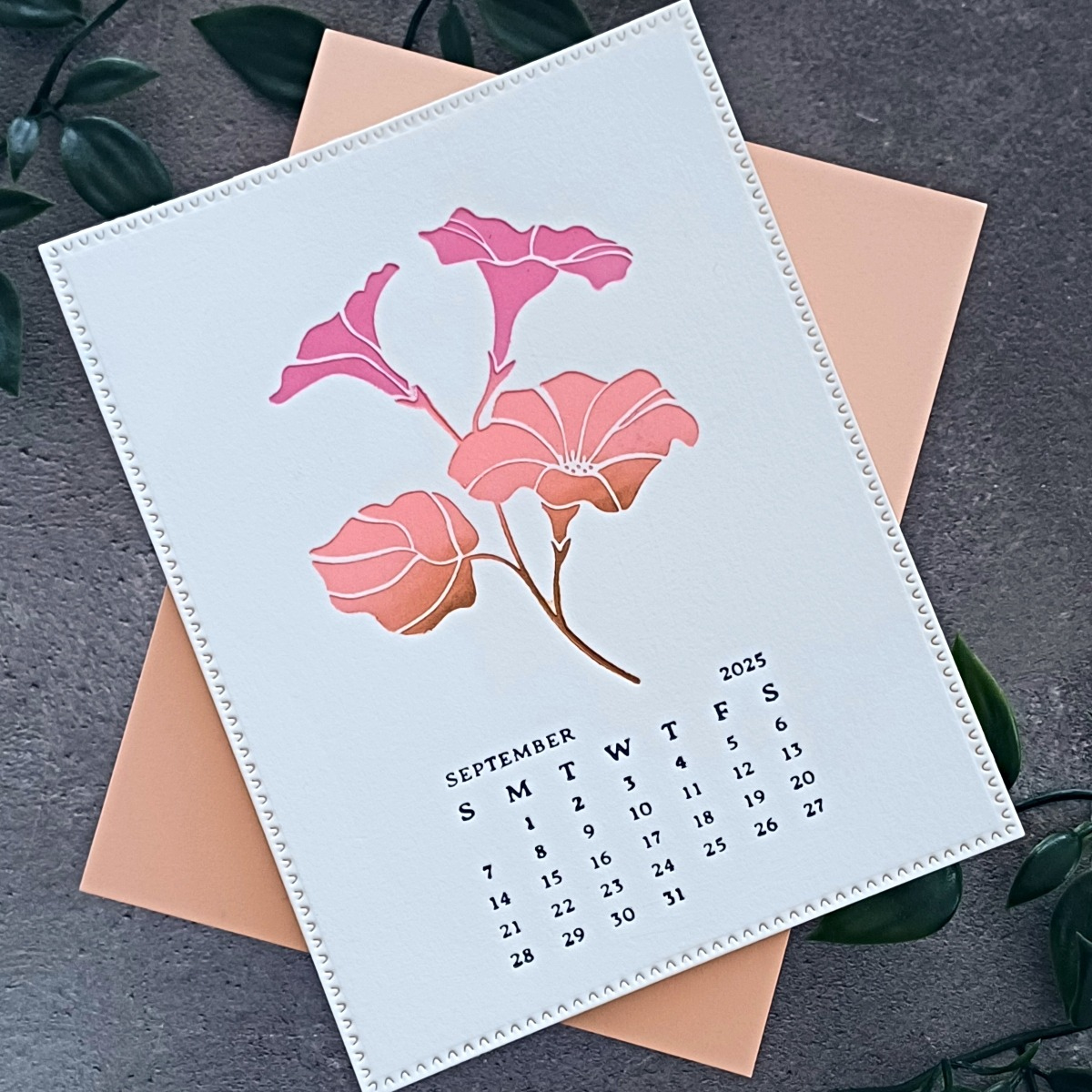 Ideas For Creating A Homemade Calendar - Spellbinders Blog regarding September 2025 Calendar Homemade Gifts