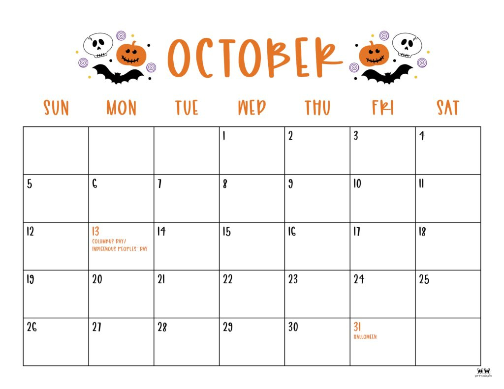 October 2025 Calendars - 107 Free Printables | Printabulls with regard to September October Printable Calendar 2025