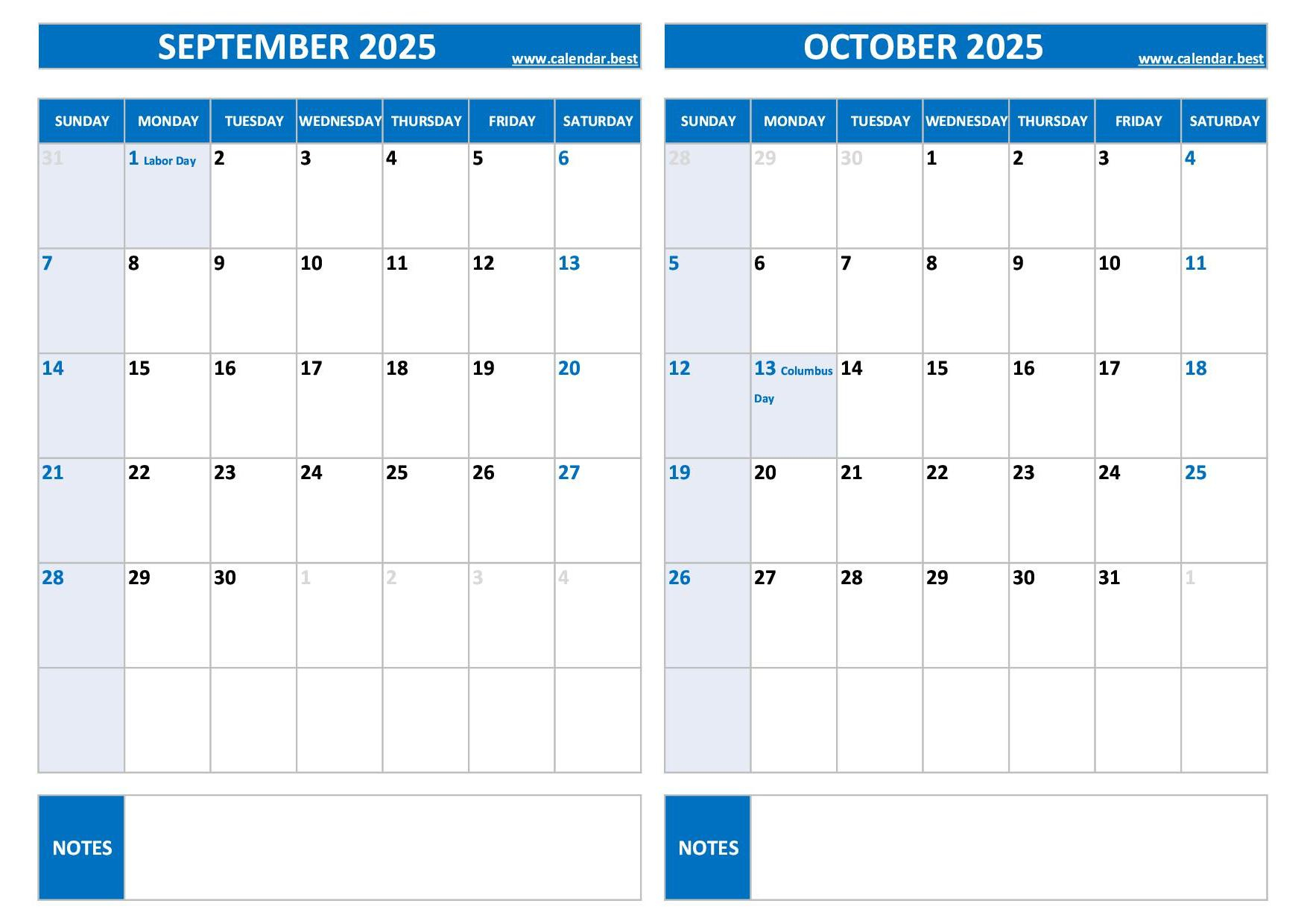 Printable September And October 2025 Calendar - Free Pdf &amp;amp; Jpg inside Printable Calendar Months For September October 2025 Free