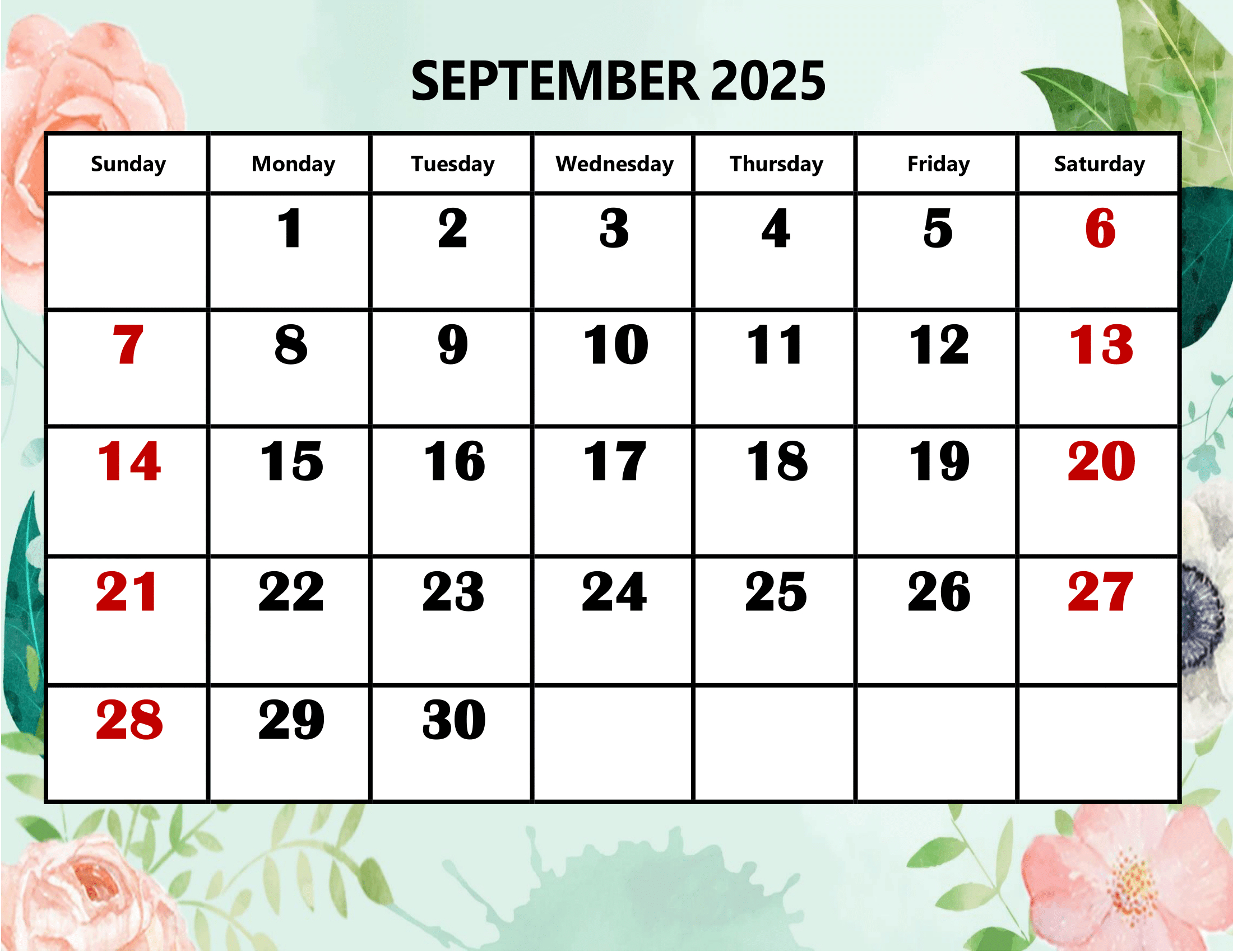 September 2025 Calendar Printable Pdf Template With Holidays within September 2025 Calendar with Holidays Usa