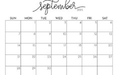 September 2025 Calendars – 107 Free Printables | Printabulls regarding 2025 September Printable Calendar