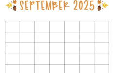 September 2025 Calendars – 107 Free Printables | Printabulls regarding September 2025 Calendar Cute Printable
