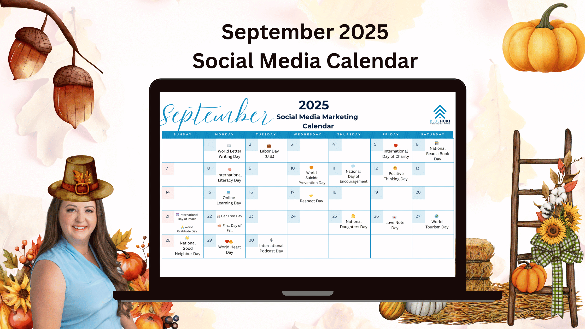 September Spark: 2025 Social Media Calendar For Purpose-Driven for Show September 2025 Calendar